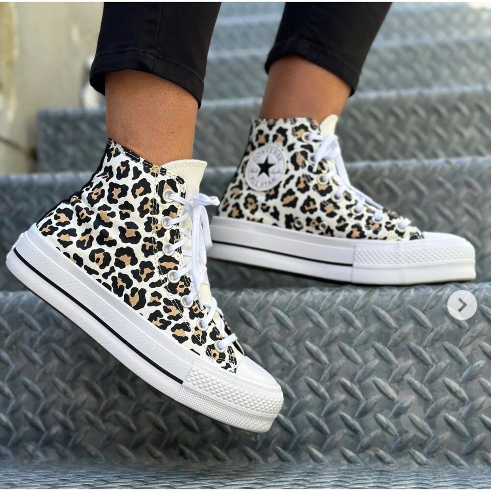 Converse Chuck 70 High-Top Leopard Print Size 6.5 – Animal Print Streetwear